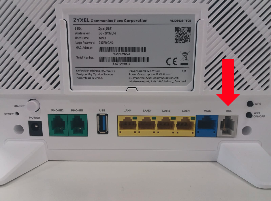 Modem Info Card