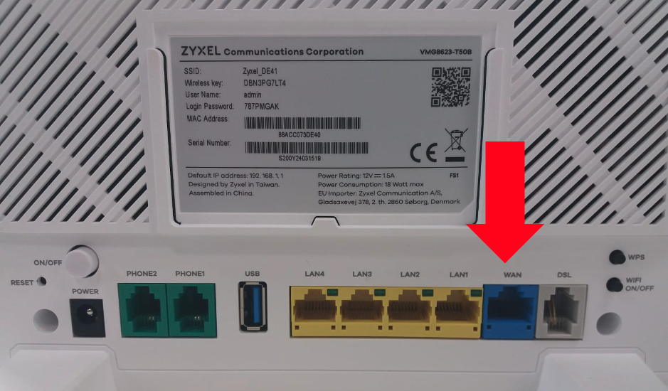 Modem Info Card